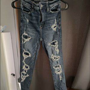 American eagle ripped jeans